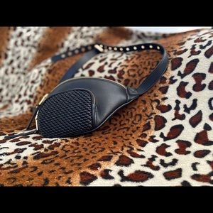 Black and Gold Fanny pack.